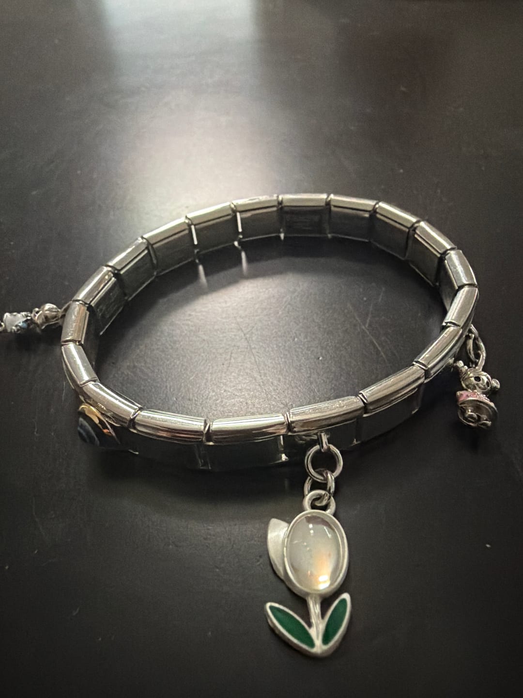 Customer photo review of Pulsera Italiana Clásica para Charms