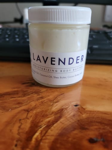 Customer photo review of Lavender Body Butter