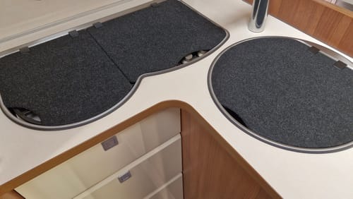Customer photo review of Carpet Filz selbstklebend für Camper