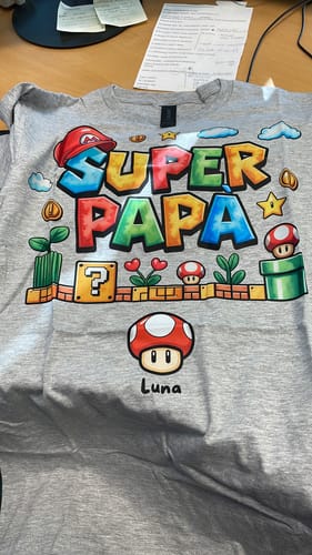 Customer photo review of Super Papà - Personalizzabile