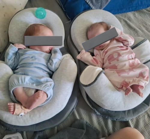 Customer photo review of Lullé Nest — Reflux Relief Pillow