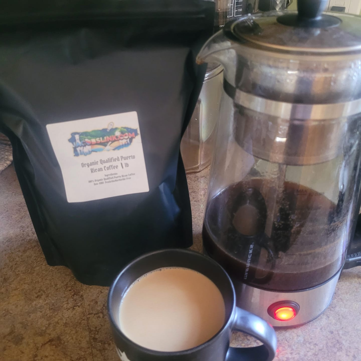 Customer photo review of Jacob's BoriQuan Coffee