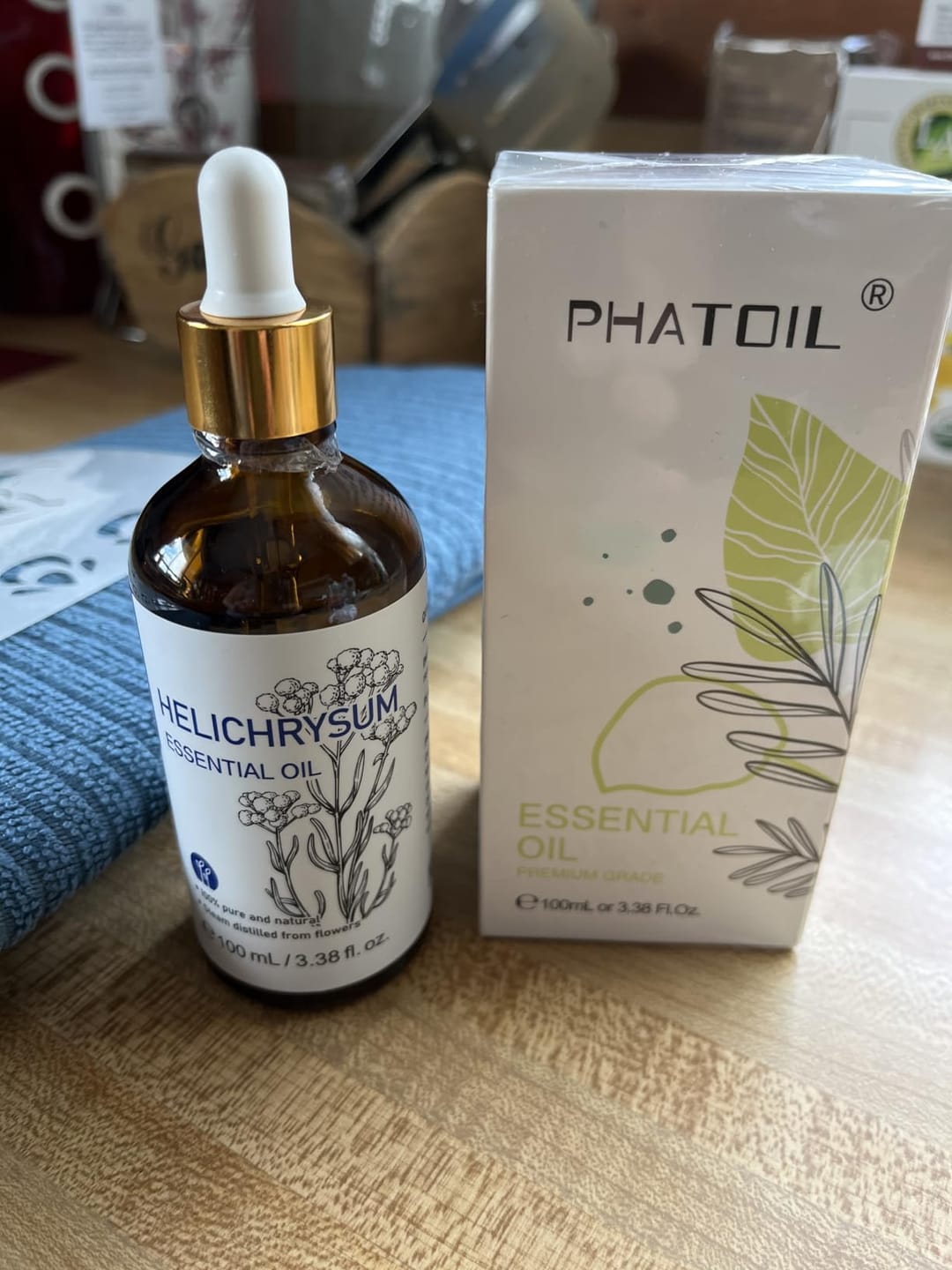 Customer photo review of Helichrysum Essential Oil