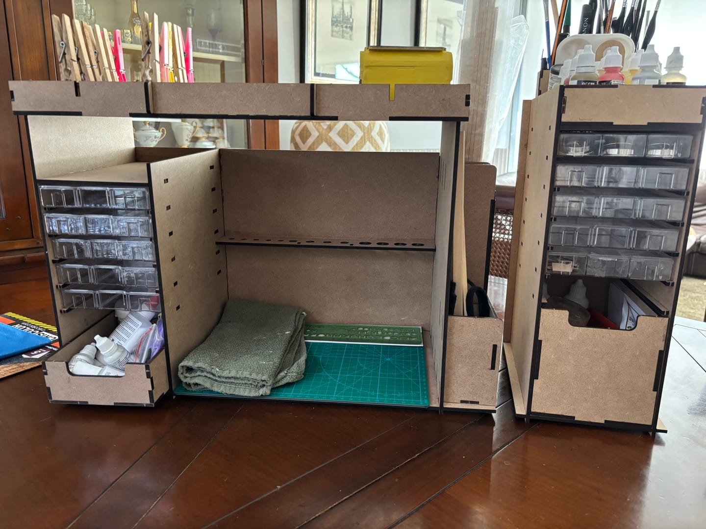 Customer photo review of Mueble taller organizador