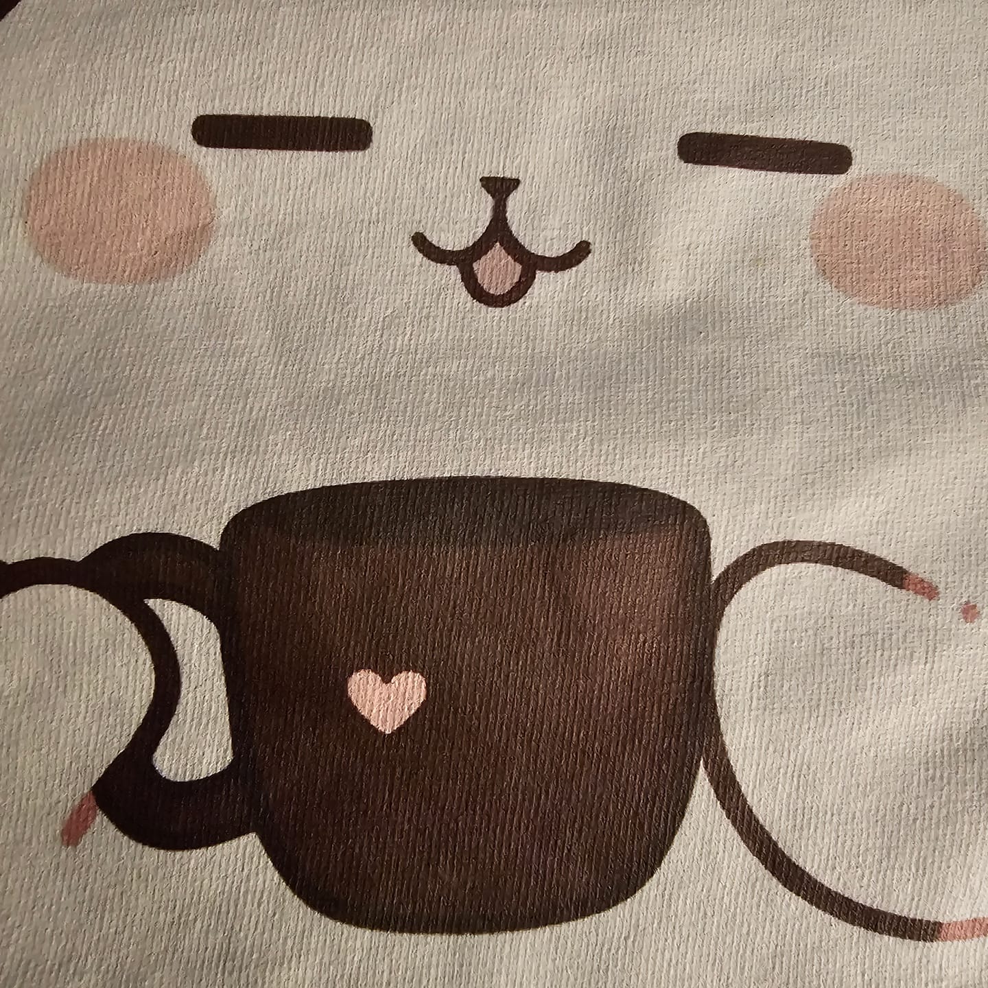 Customer photo review of I Like Cats and Coffee and Maybe 3 People T-shirt