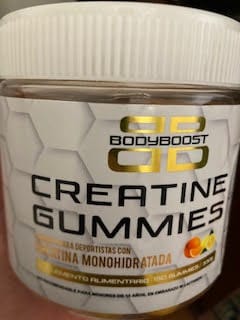 Customer photo review of Gomitas de Creatina
