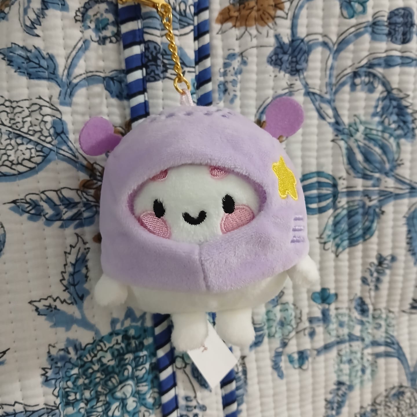 Customer photo review of Marshie Astronaut Plush Keychain | Kawaii Space Character Keychain