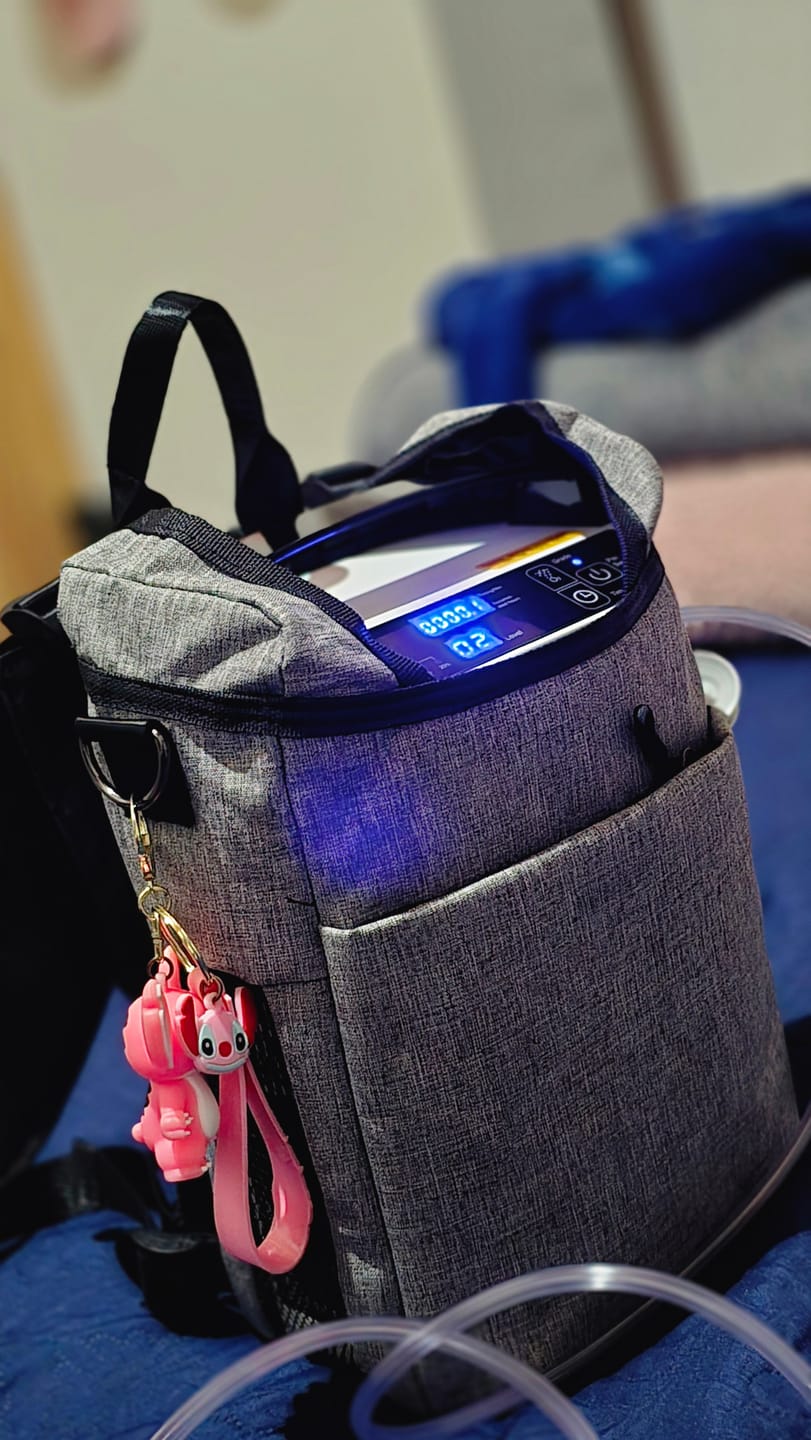 Customer photo review of VARON VP-1 | Pulse Flow Portable Oxygen Concentrator (1-5 settings)