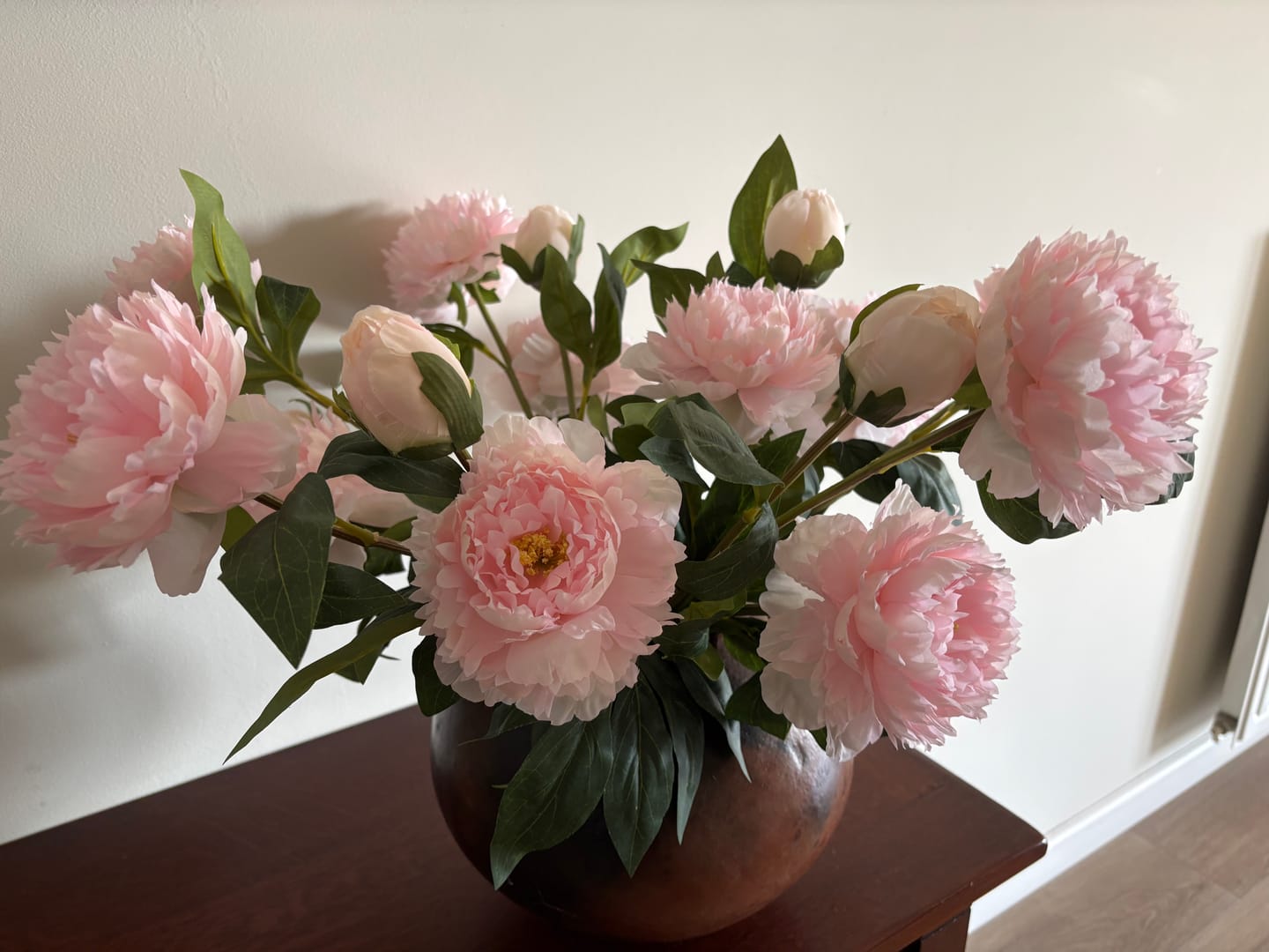 Customer photo review of Zijden Pioenrozen - Roze