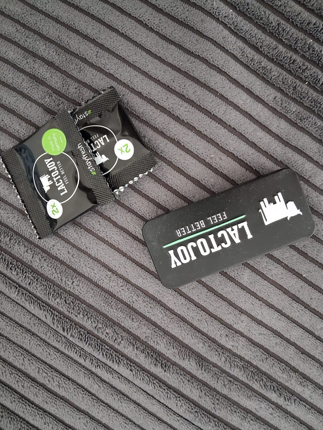 Customer photo review of Dein LactoJoy Test-Kit mit 5 Tütchen à 2 Tabletten