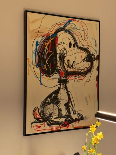 Customer review photo for Abstract Graffiti Art #GA051