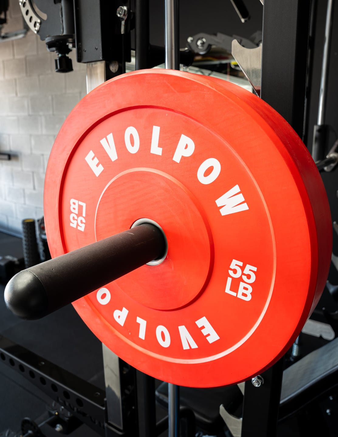 Customer photo review of EVOLPOW Color Low Bounce Bumper Plates Olympic Weight Plates