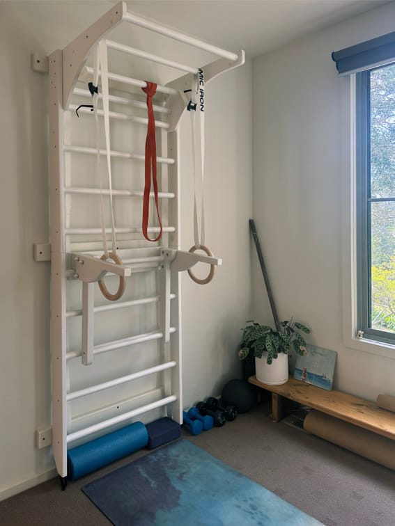 Customer photo review of Wood Gymnastic Rings