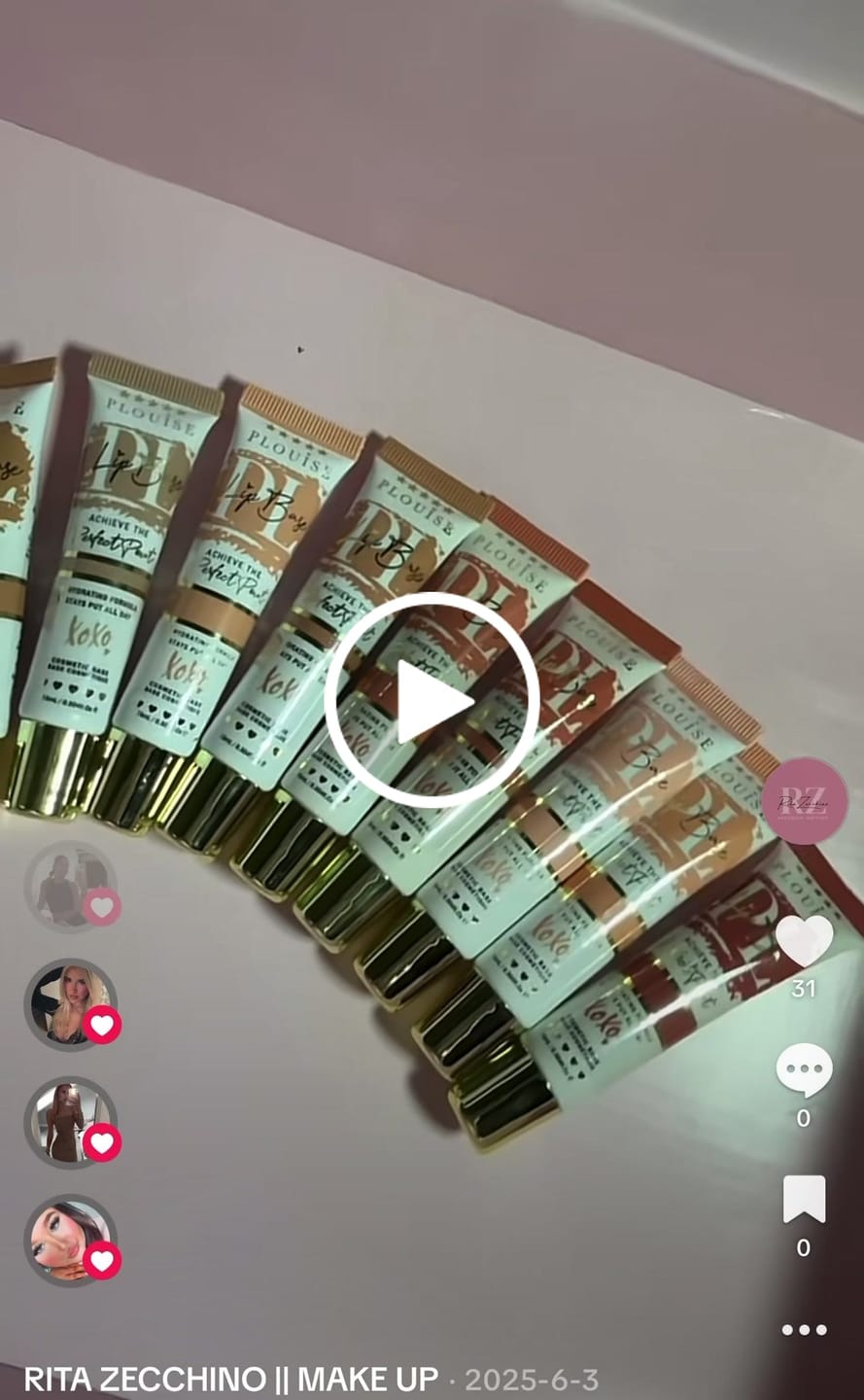 Customer video review of P.Louise Lip Base