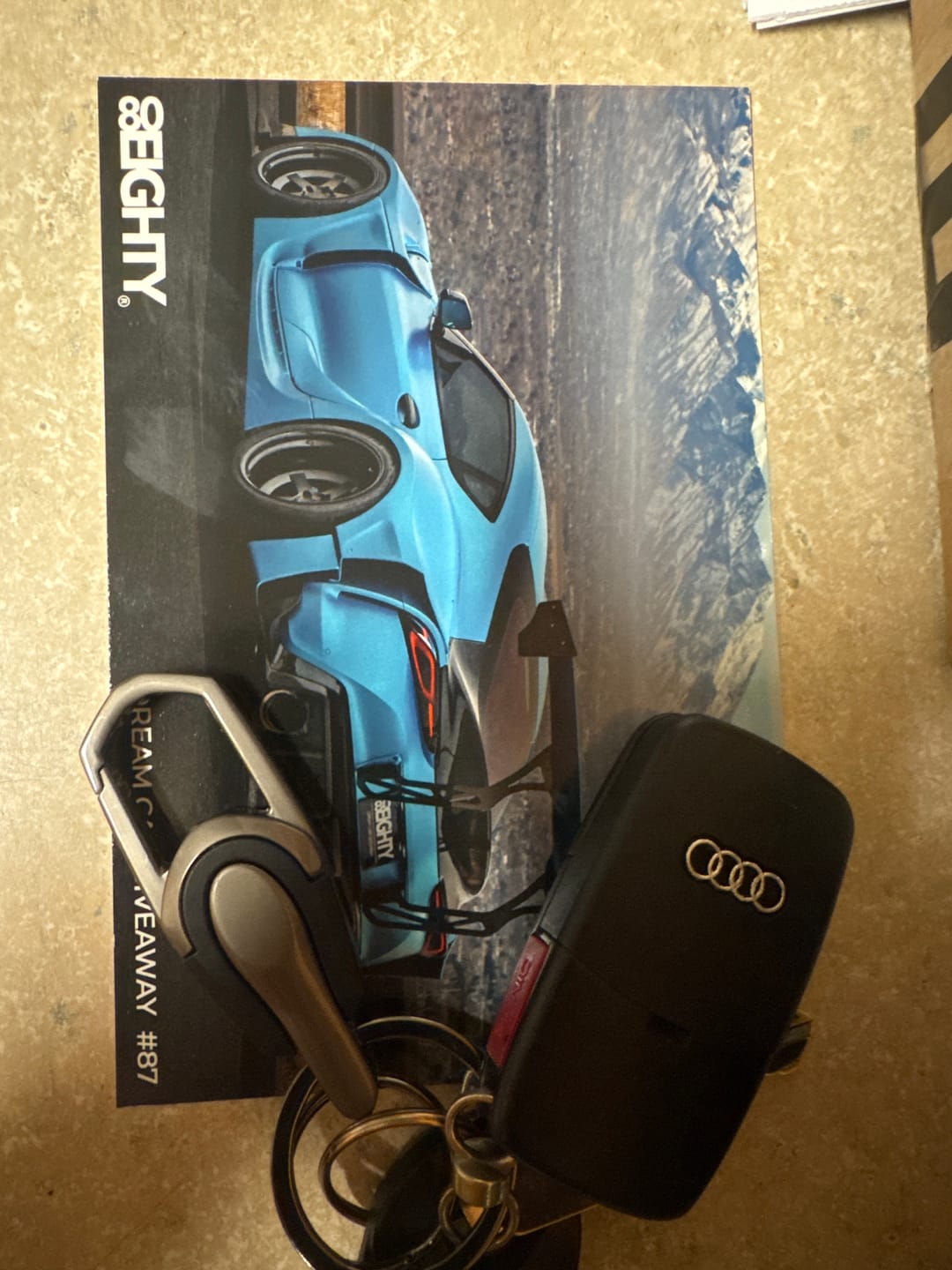 Customer photo review of 80Eighty® Zinc Alloy Keychain