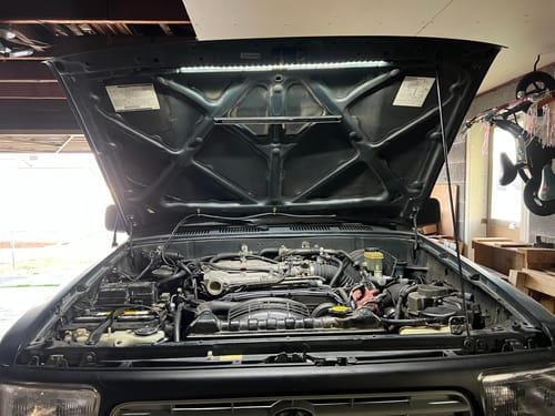 Customer photo review of Engine Bay LED Light Kit Universal Automatic On/Off