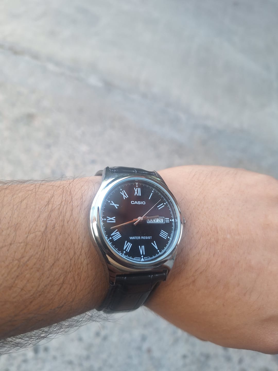 Customer photo review of Reloj Casio Análogo MTP-V006L-1B Negro