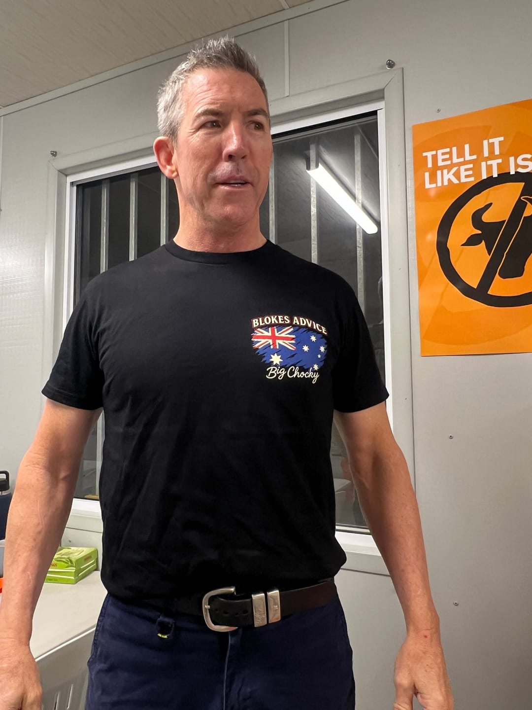 Customer photo review of Big Chocky | Aussie Day Tee