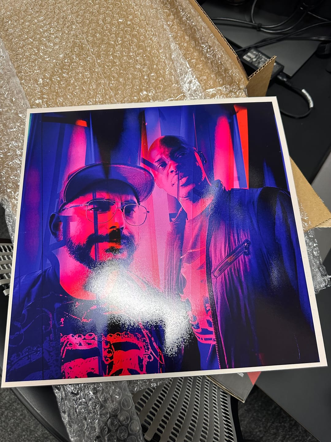 Customer photo review of Custom Vinyl Record (rb)