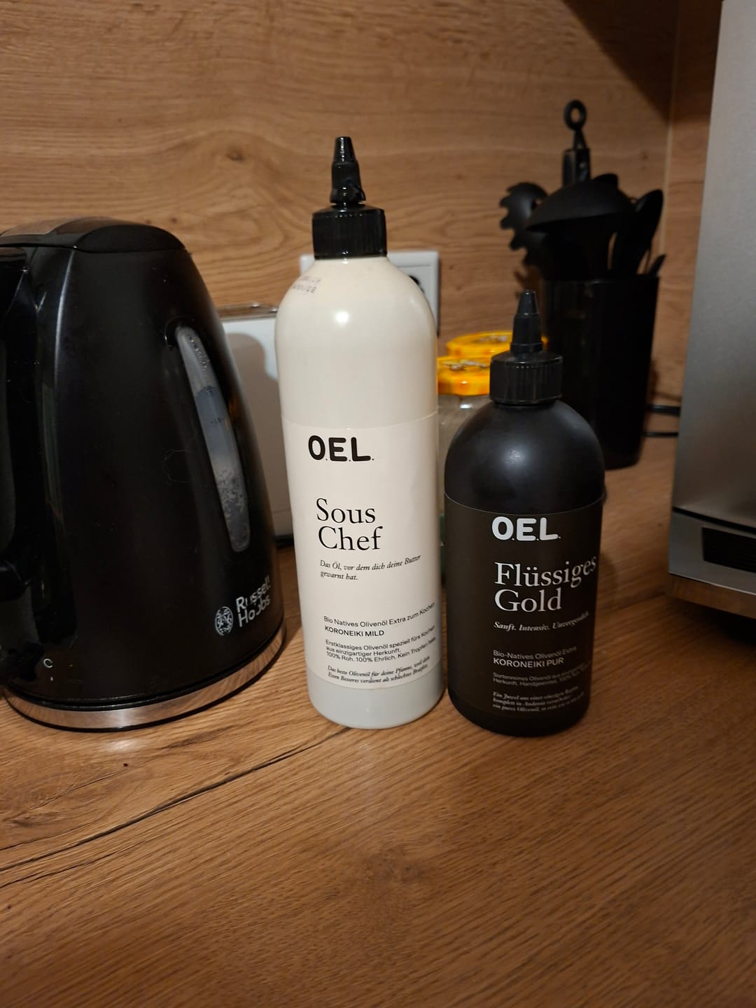 Customer photo review of Sous Chef 0,5 l Glasflasche - Bio Natives Olivenöl Extra