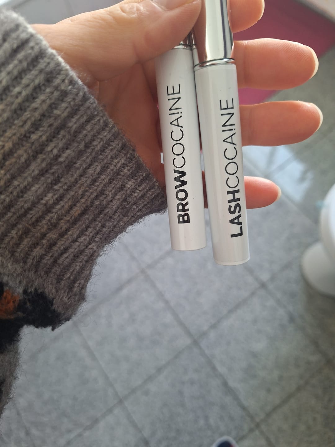 Customer photo review of LASHCOCA!NE & BROWCOCA!NE