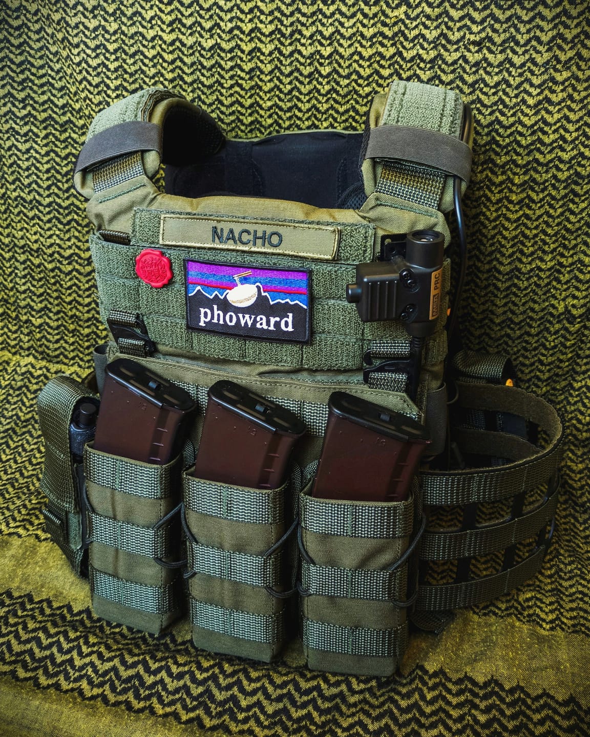 Customer photo review of Varjelus plate carrier