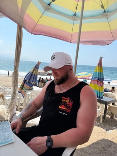 Customer photo review of LVCO "White" A-Frame Snapback