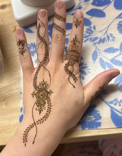 Customer photo review of Henna Cone (20g) Single