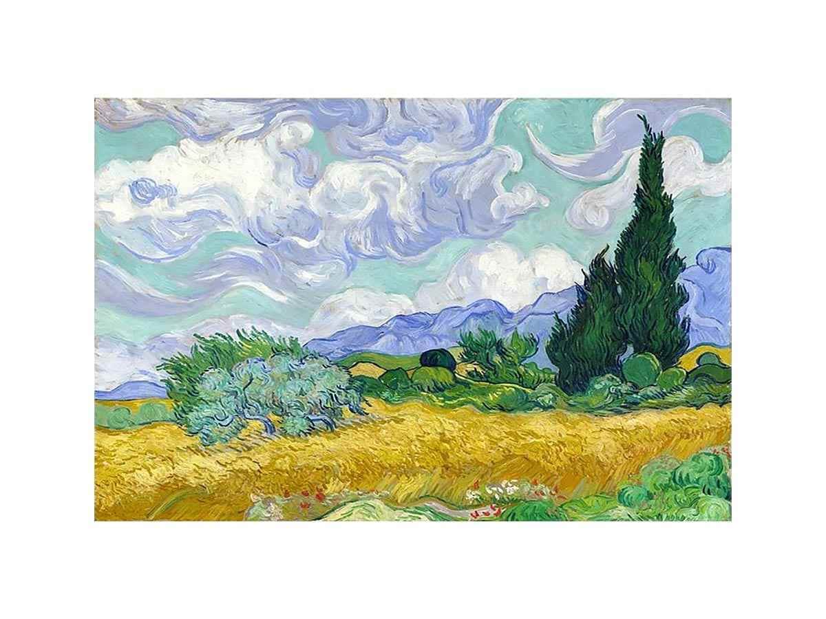 Customer photo review of Wheat Field with Cypresses by Vincent Van Gogh