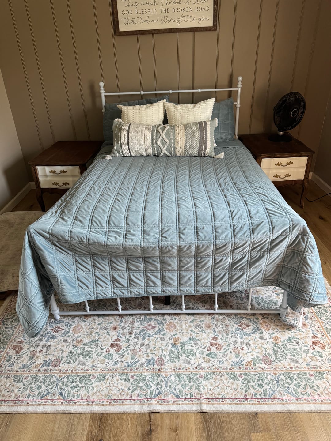Customer photo review of Florin Washable Area Rug - Beige