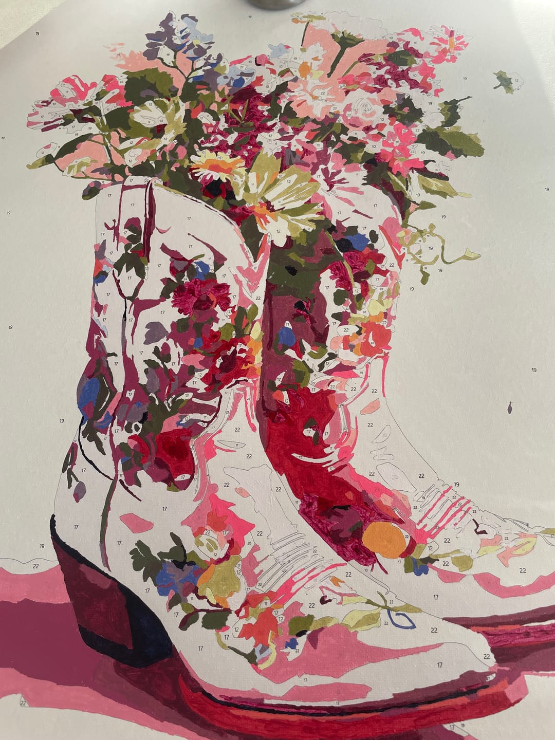 Customer photo review of Cowboylaarzen met bloemen