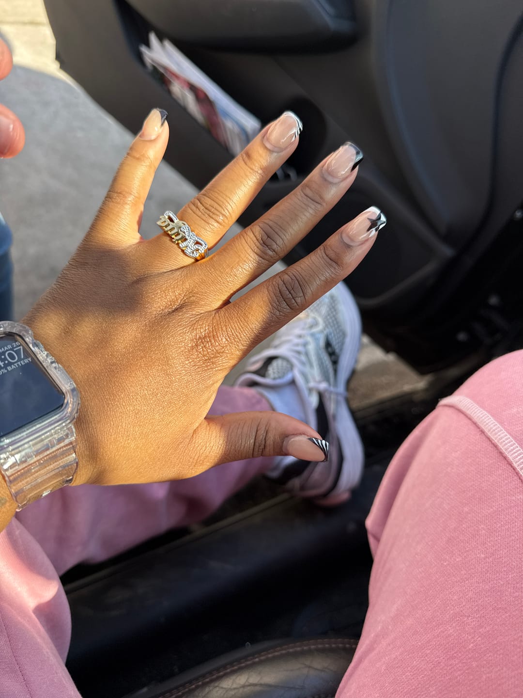 Customer photo review of Personalized Name Ring - Custom Name Ring