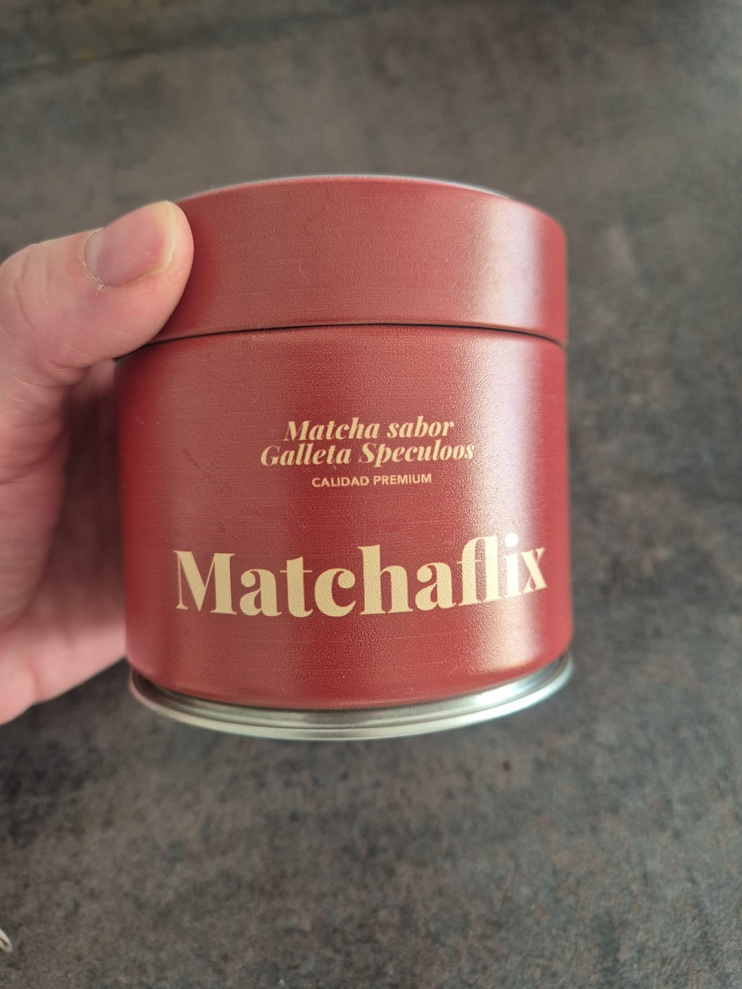 Customer photo review of Té Matcha Premium Galleta Speculoos