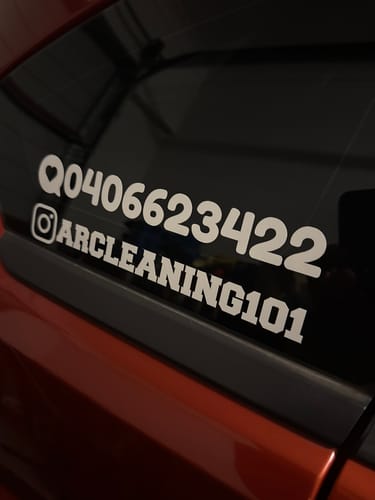 Customer photo review of Personalised Instagram Decal Sticker