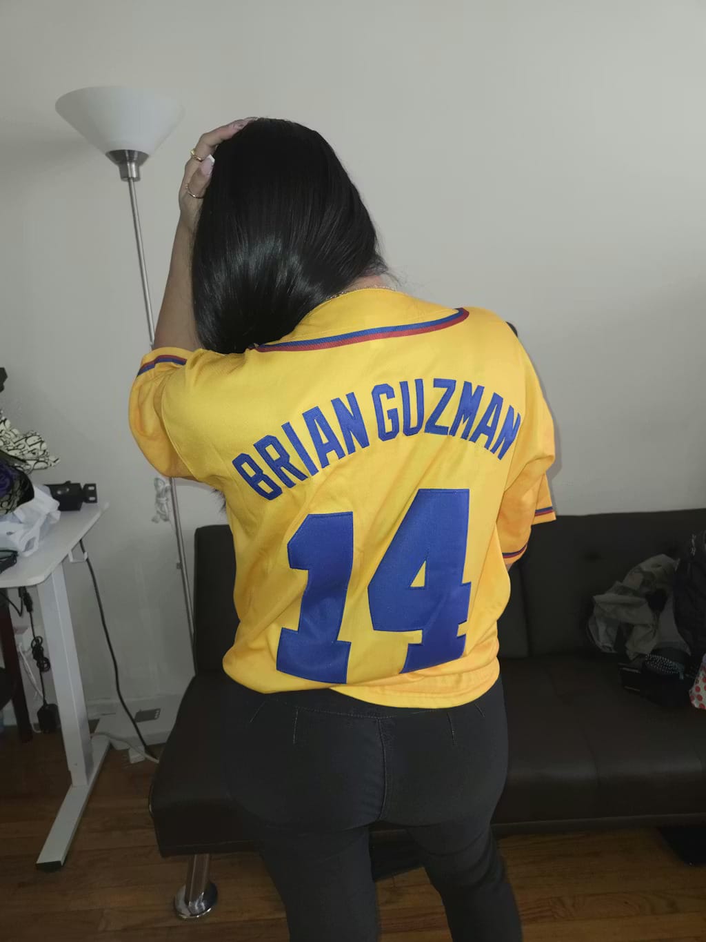 Customer photo review of Colombia Heritage Custom Baseball Jersey