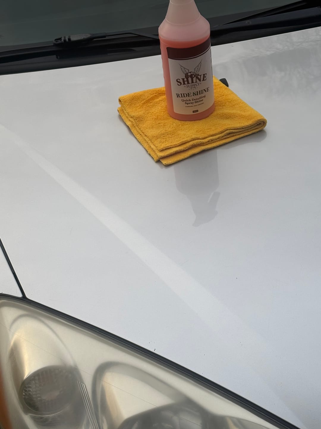 Customer photo review of Shine Supply 32oz. Labels