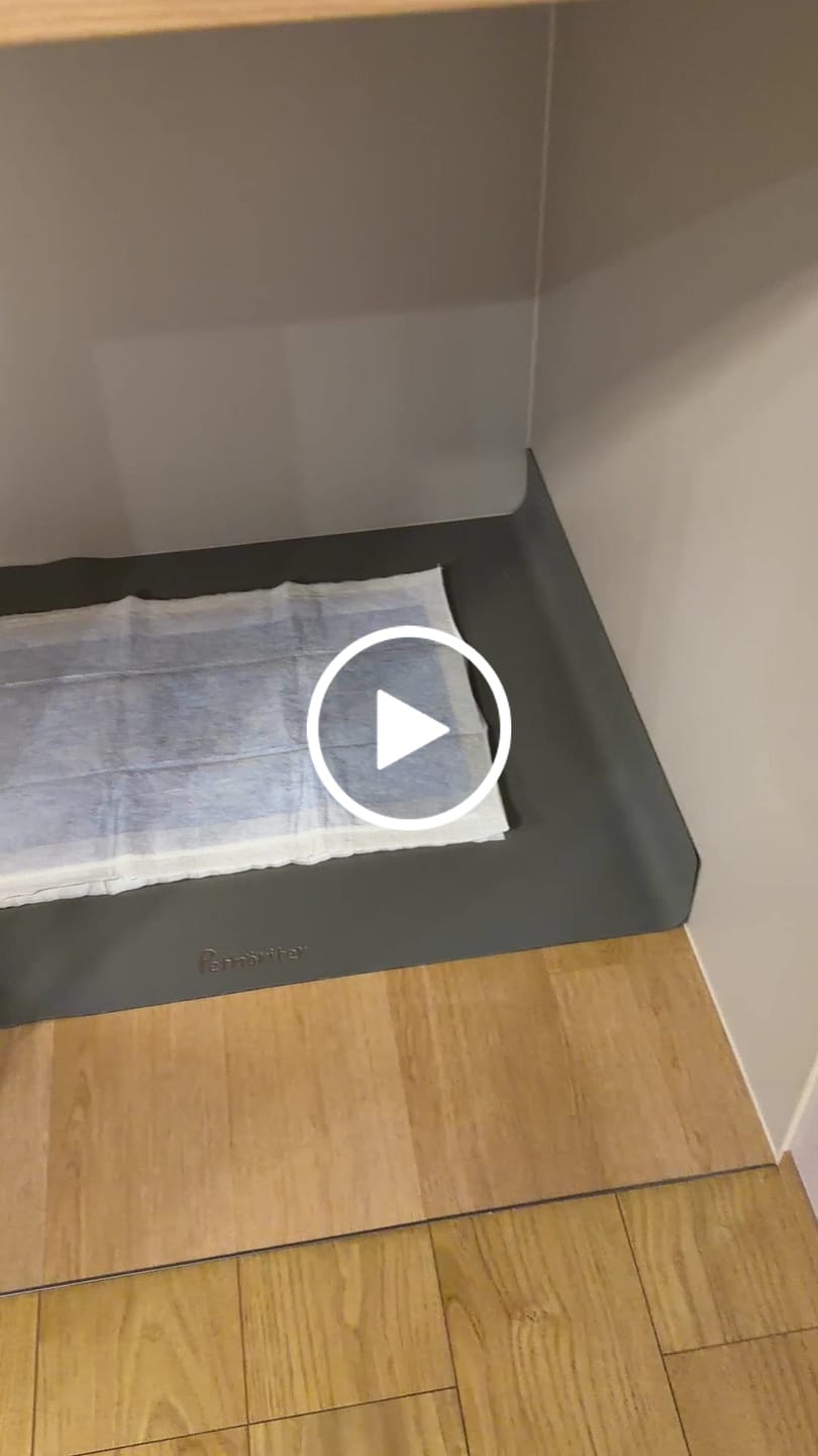Customer video review of PARKLON ペットシーツ下用マット ペットトイレ