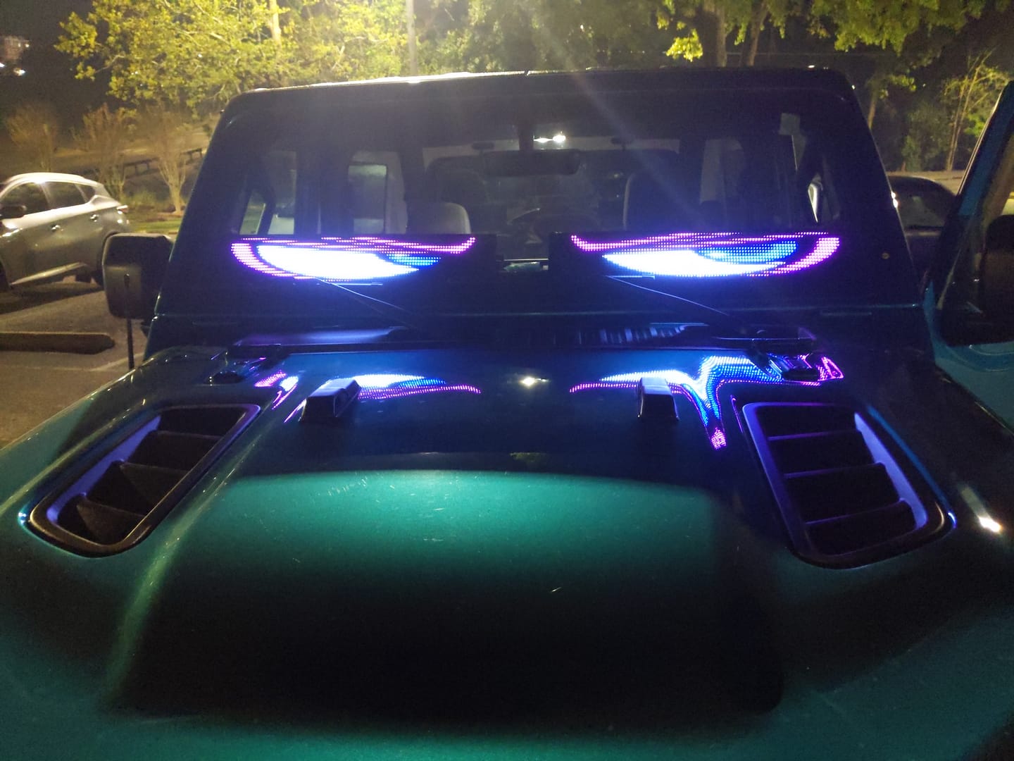 Customer photo review of Electra Eyes - LED Animated Eyes