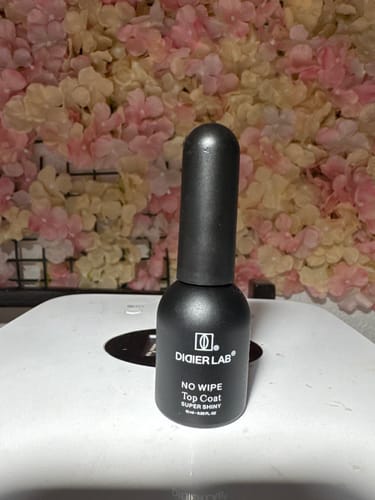 Customer photo review of Top Coat - Super Shiny - No Wipe - Libre de Hema y TPO | Didier Lab - 10 ml