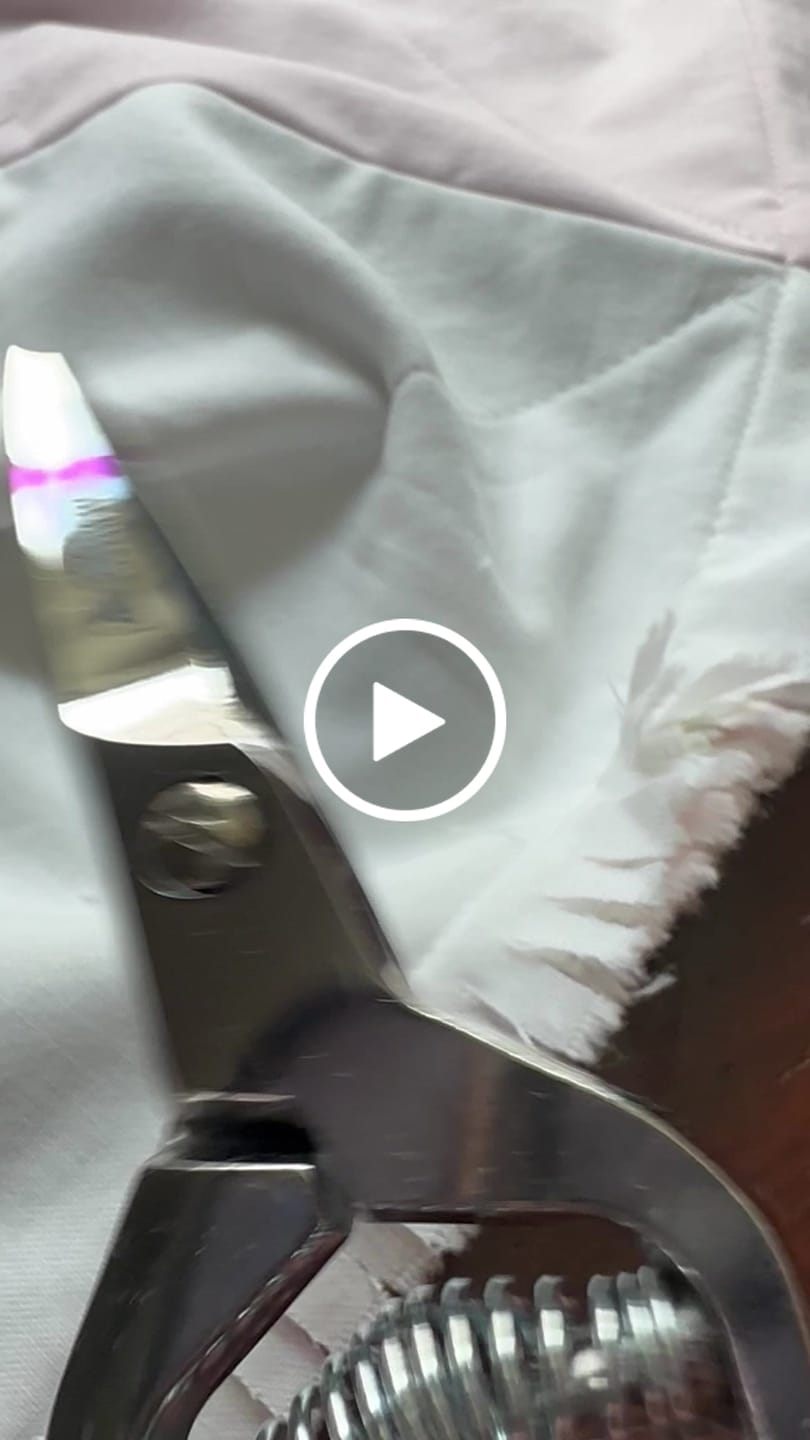 Customer video review of Heritage Cutlery VP7 Spring Action Rag Quilting Snips