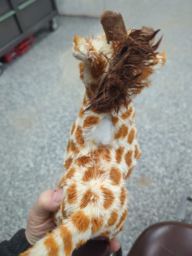 Customer photo review of Tough Plush - Triple Stitch