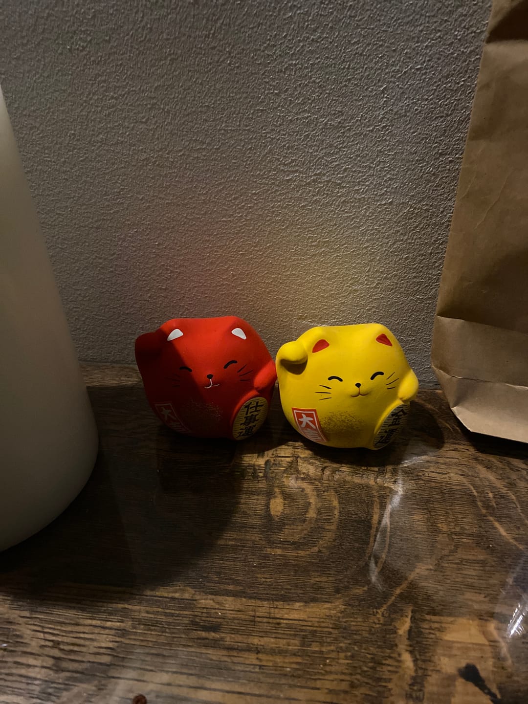 Customer photo review of Maneki Neko - Rund gul