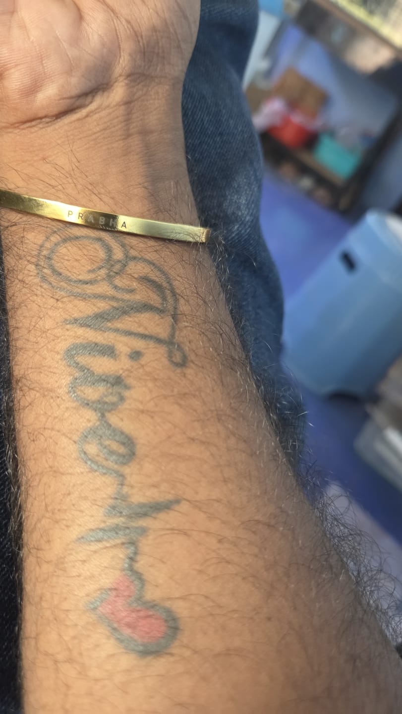 Customer photo review of Personalised Classic Bracelet