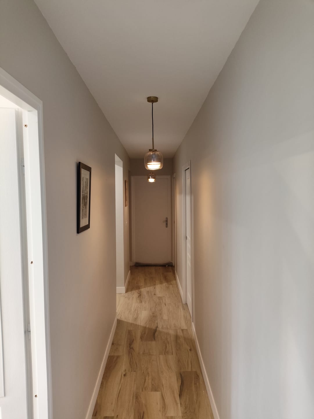Customer photo review of Suspension moderne en verre teinté NOVA | 1 Suspension