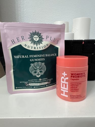 Customer photo review of Feminine Balance Health Monthly Bundle