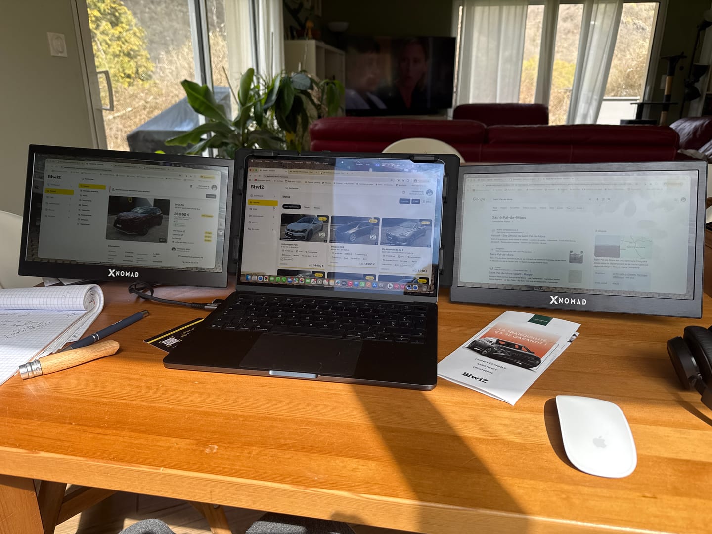 Customer photo review of X3 Pro® Double Écran Portable 13,3" - Confort & Productivité
