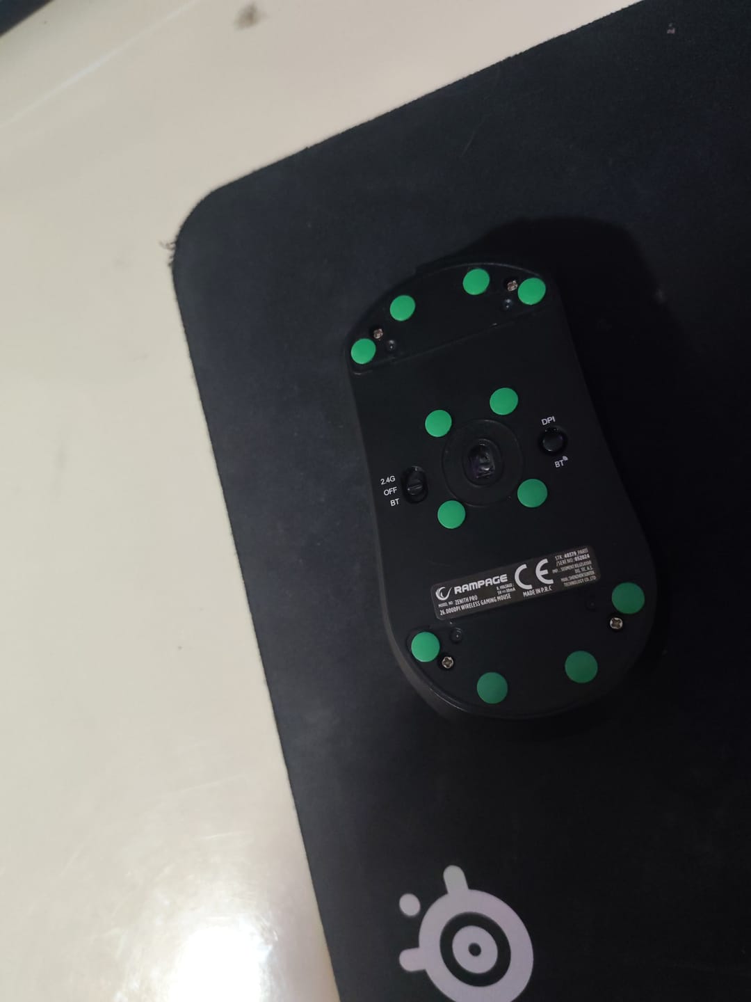 Customer photo review of X-Raypad Jade Air Mouse Skates