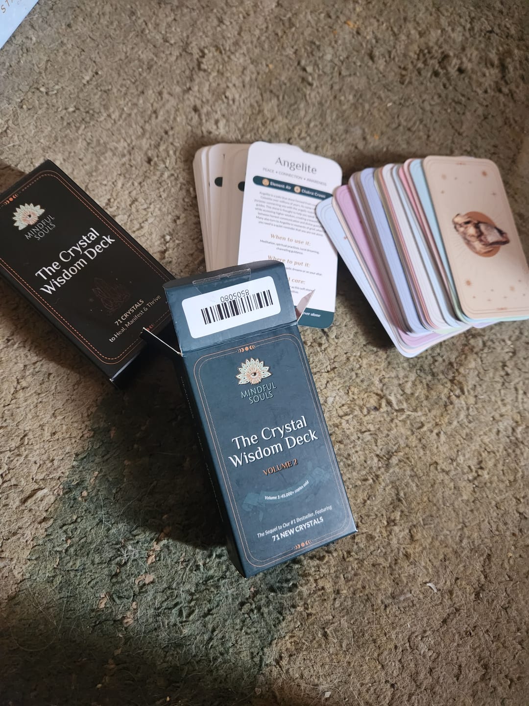 Customer photo review of Buy Volume 2, Get Volume 1 for Half Price: The Wisdom Crystal Deck
