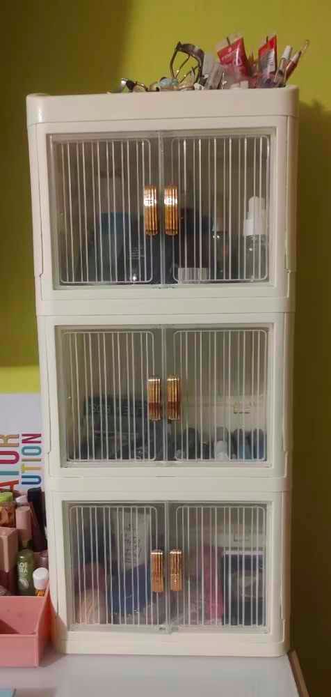 Customer photo review of Makeup Storage Box Organizer