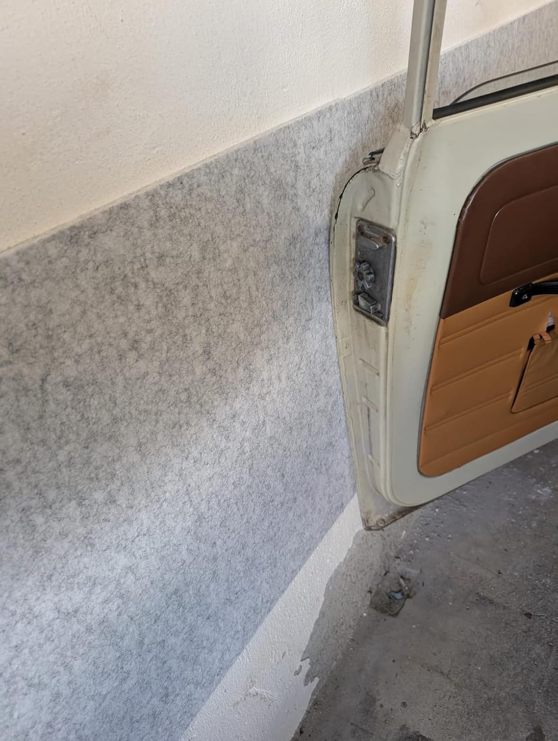 Customer photo review of Wandschutz Filz - Grau
